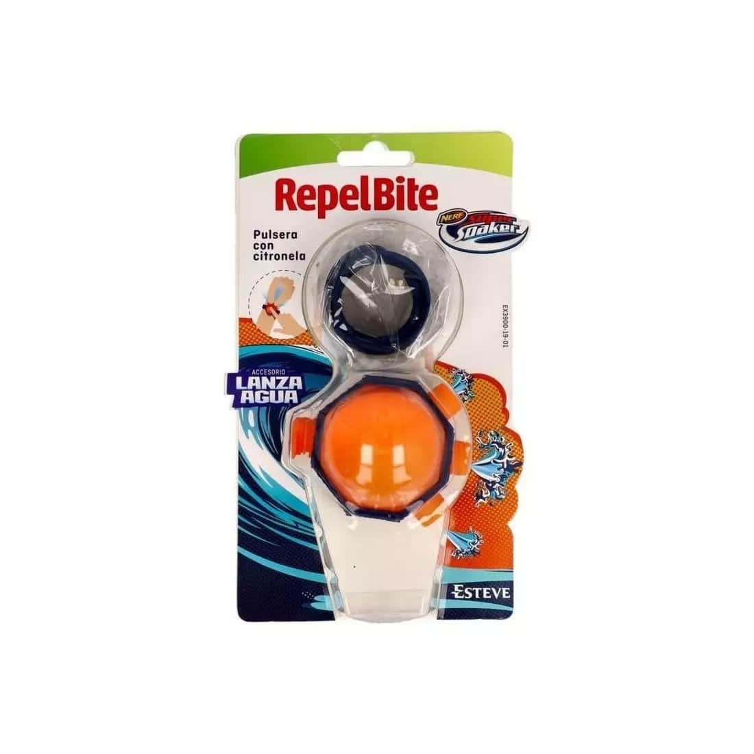 RepelBite Natural Pulsera Lanza Agua con Citronela