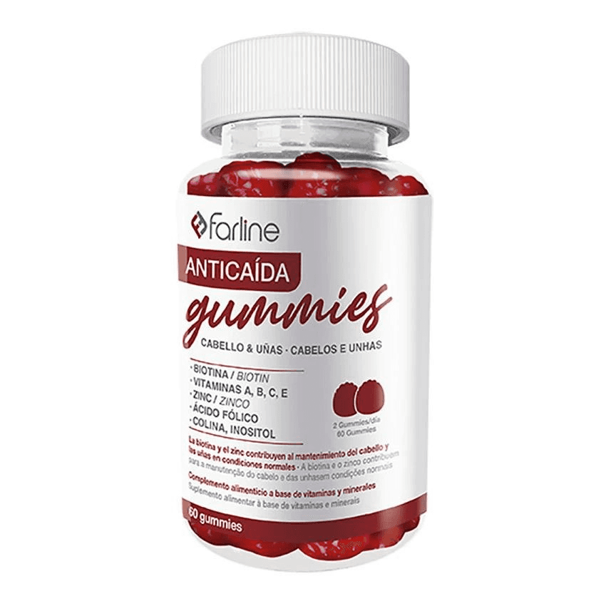 Farline Anticaída Gummies 60 unidades